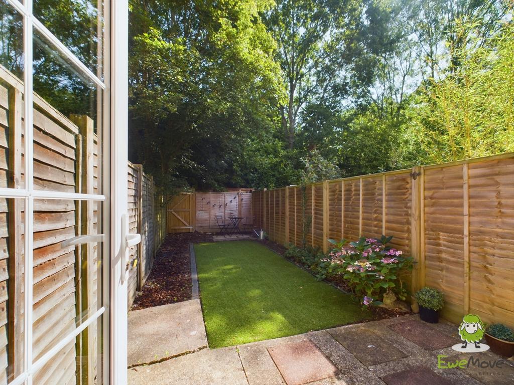 View into garden