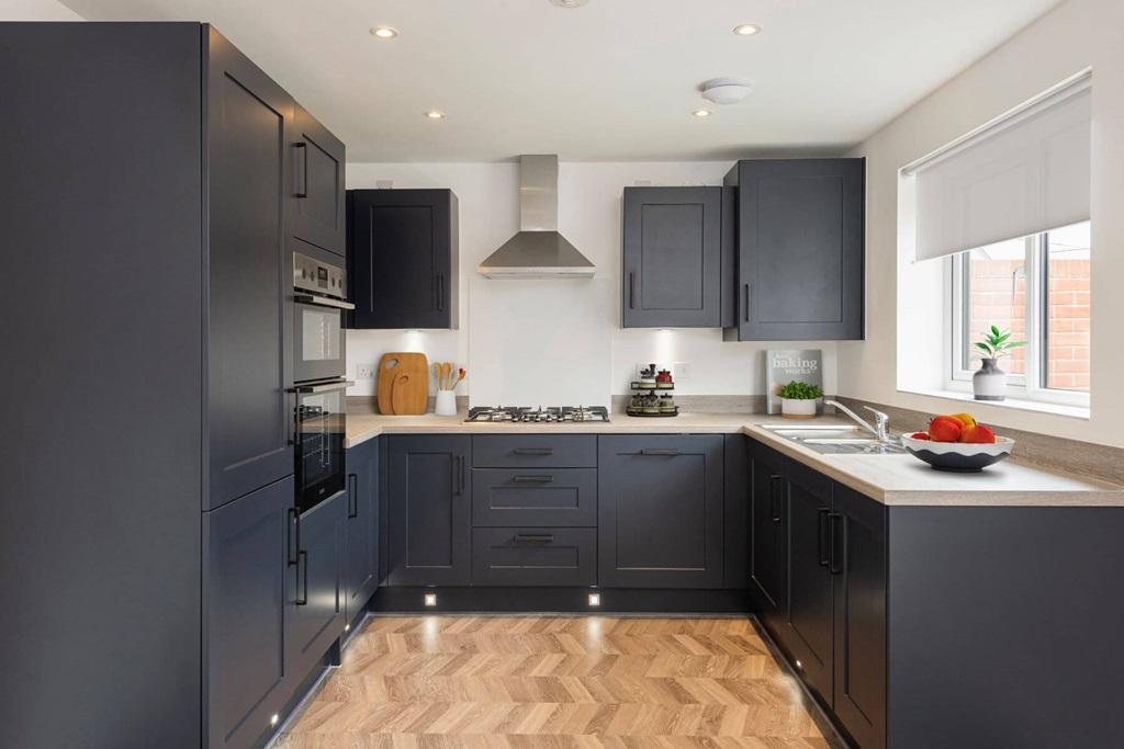 A brand new modern kitchen is ready to go from...