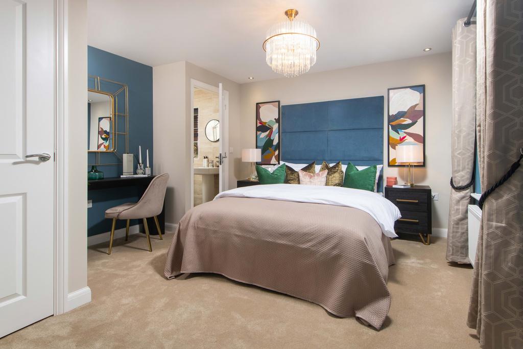 The three bedroom Plato - spacious main bedroom