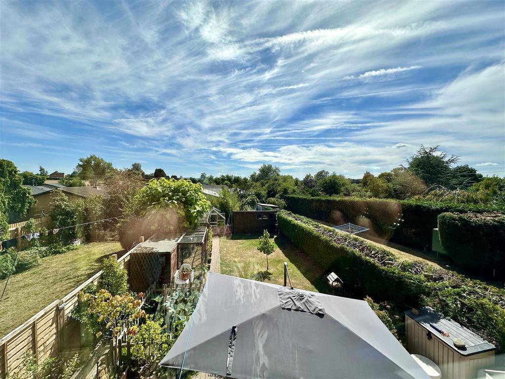 View to rear from bed 4