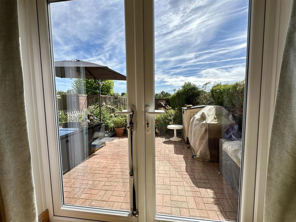 French doors &amp; garden