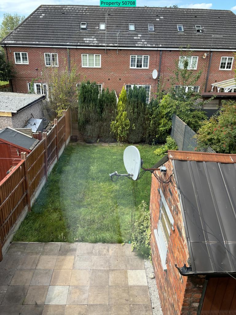 Garden view from upstairs