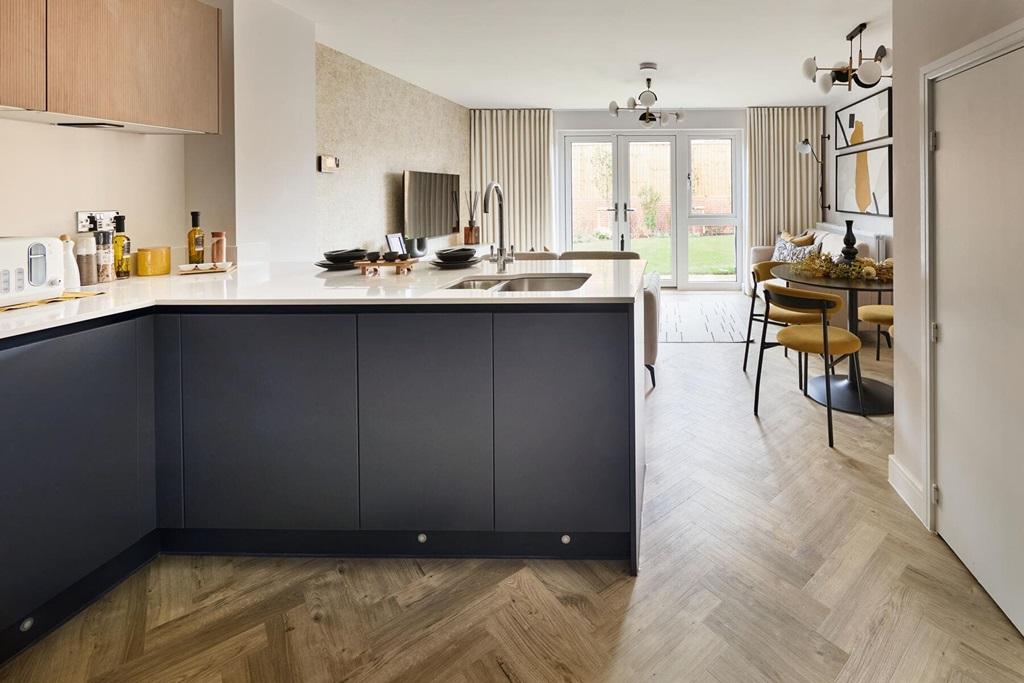 The Harrton enjoys an open plan layout