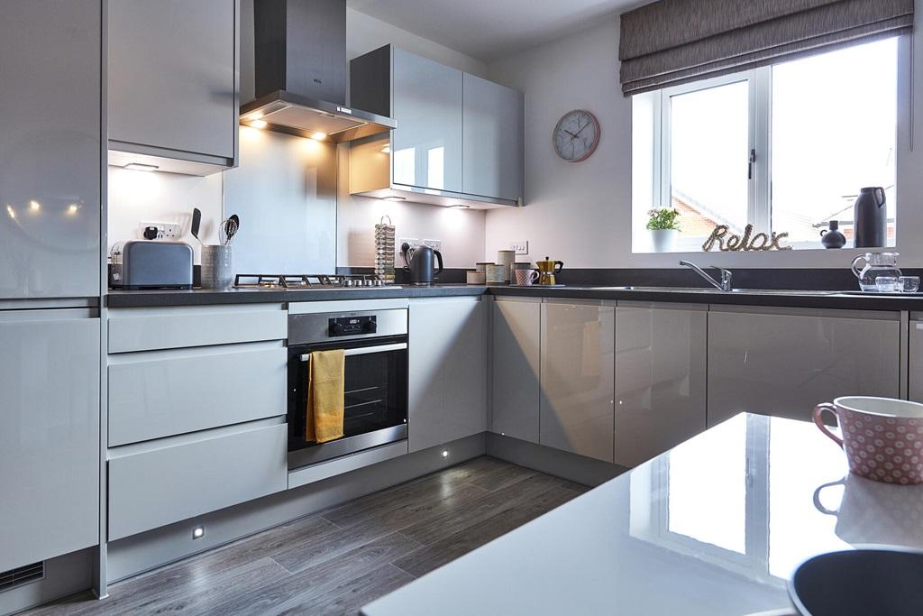 An example of an apartment kitchen