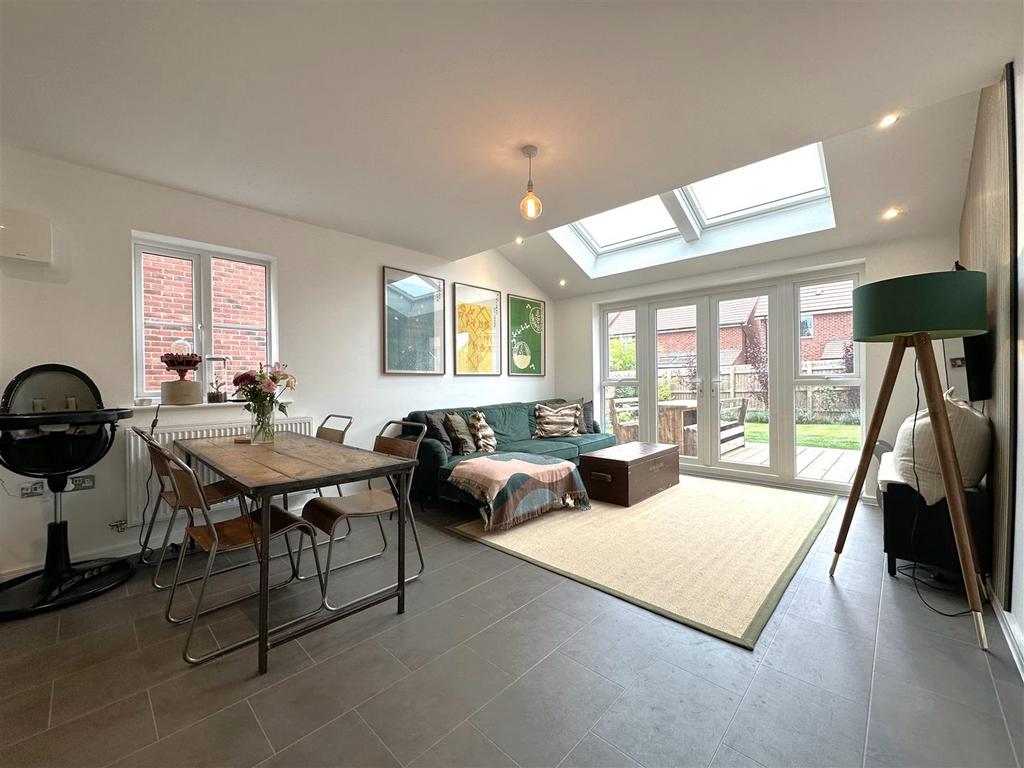 Lovely Living Space With French Doors 328