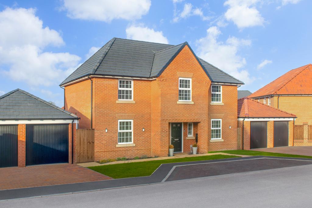 Outside view of 4 bedroom detached Winstone home