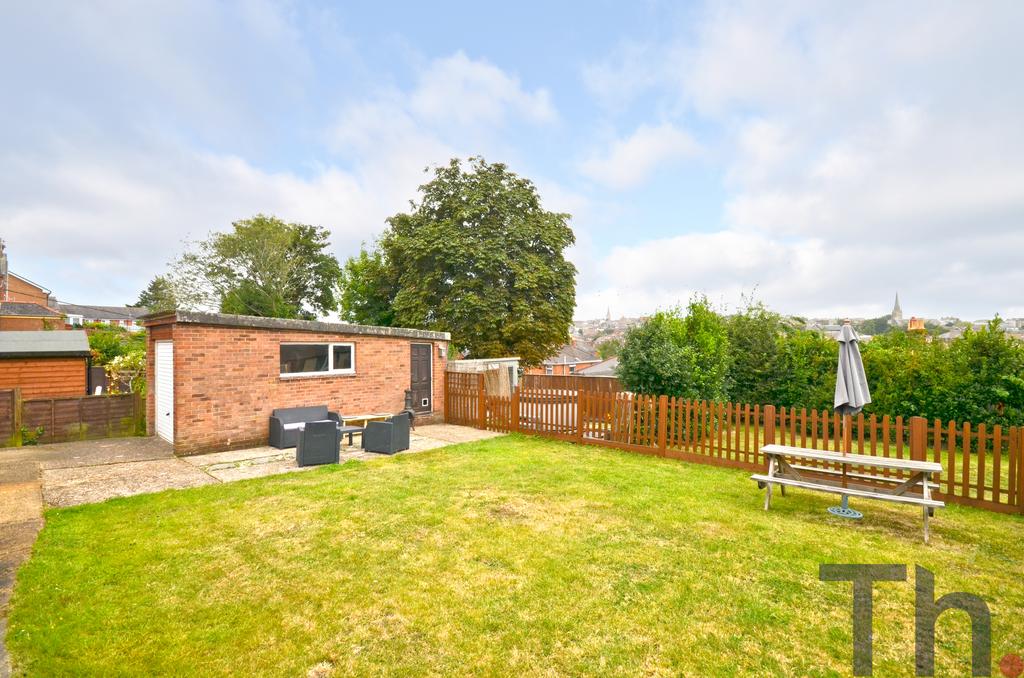 Rear Garden &amp; Garage.JPG