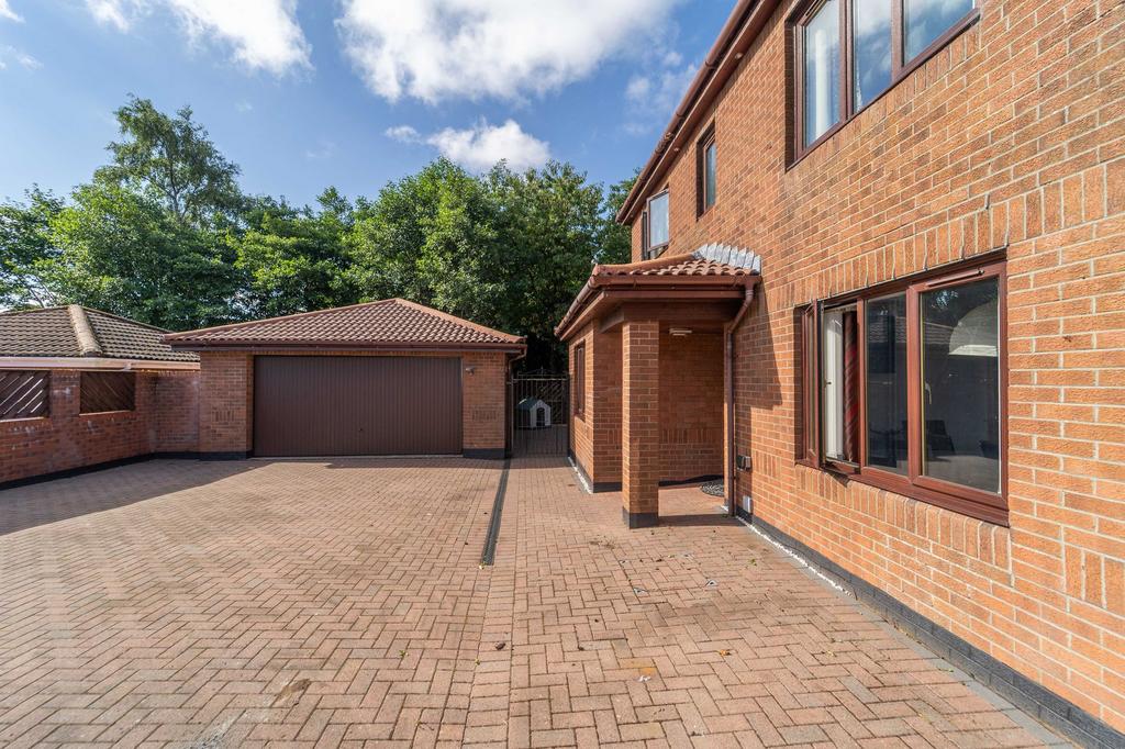 Front Garden and Double Garage