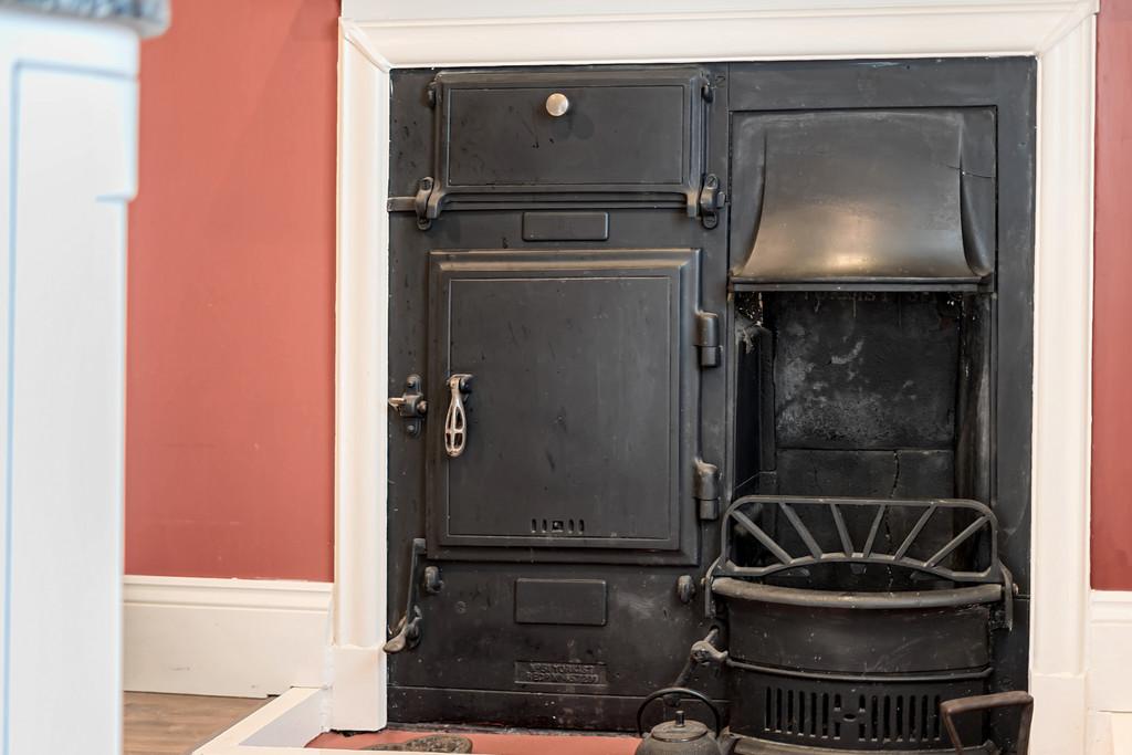 Fireplace in Kitchen