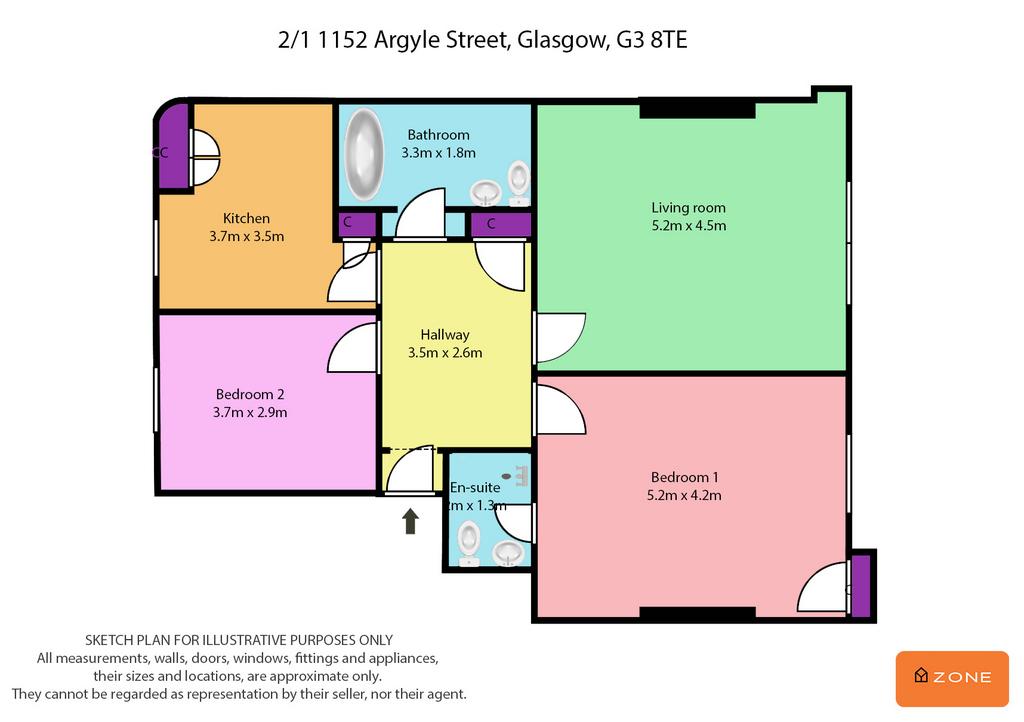Floor plan 1152 Argyle St