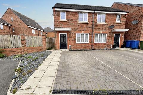 2 bedroom semi-detached house for sale, Gressingham Close, Barley Meadows, Cramlington, Northumberland, NE23 6AD