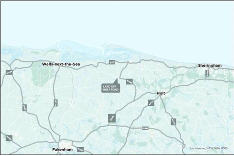 Land for sale, Land Off Holt Road, Langham, Holt, Norfolk, NR25