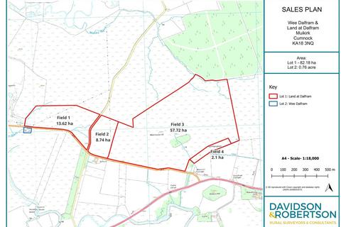 Land for sale, Muirkirk, Cumnock, Ayrshire, KA18