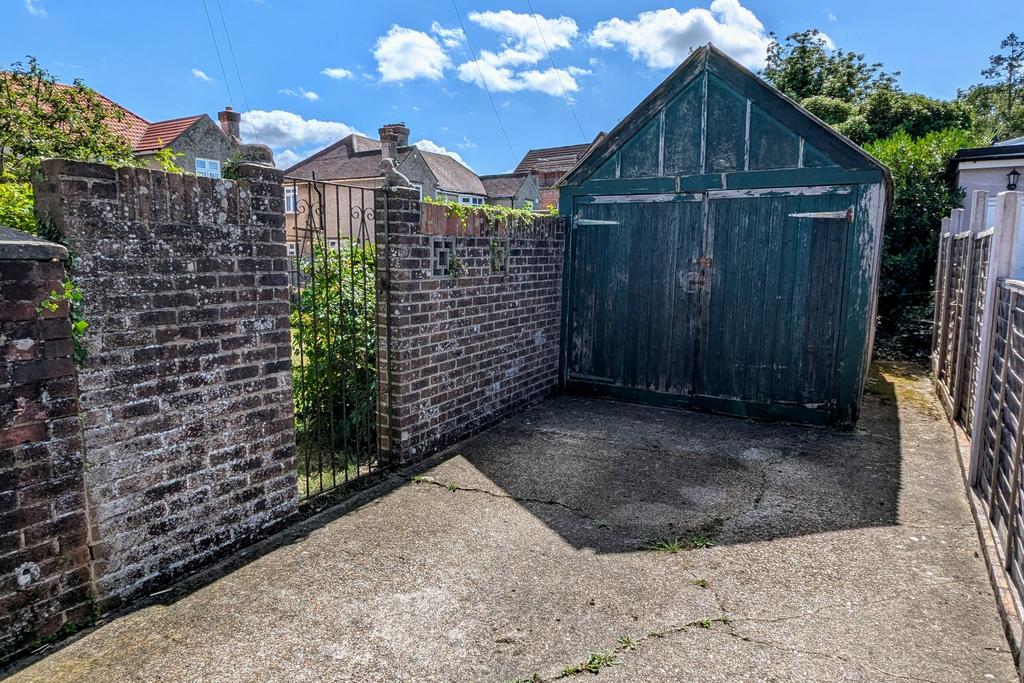 Garage and driveway