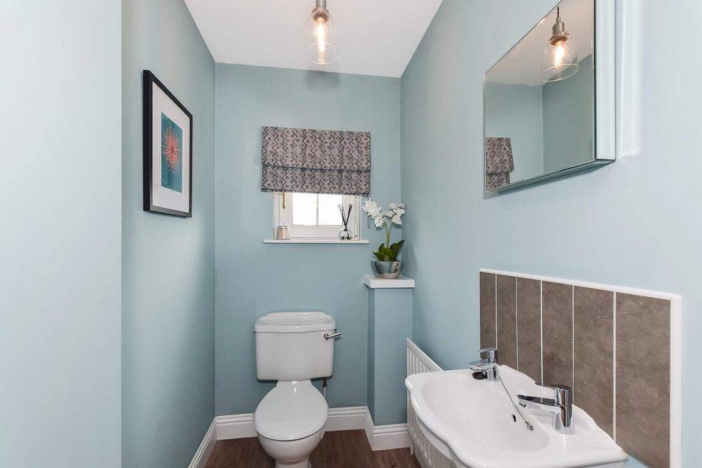 Downstairs cloakroom