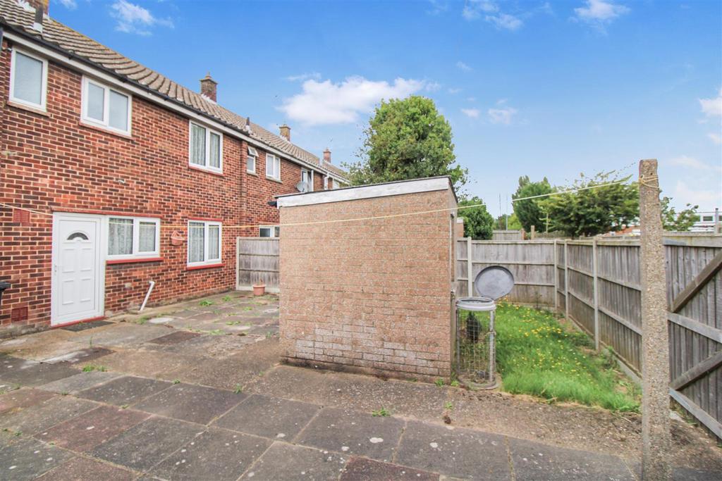 Rear of property