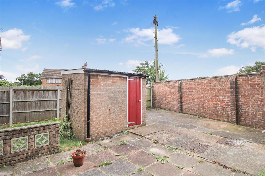 Rear of property