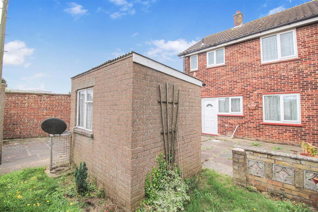 Rear of property