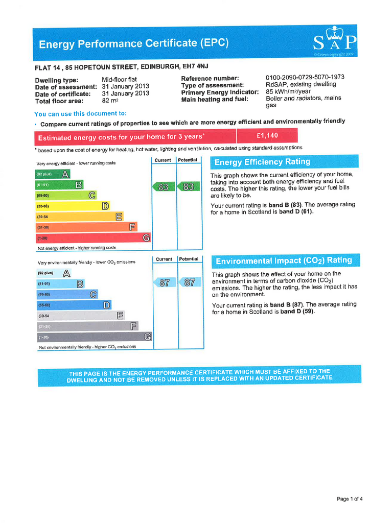 EPC Certificate