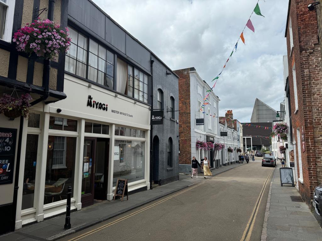 View towards the Marlowe Theatre