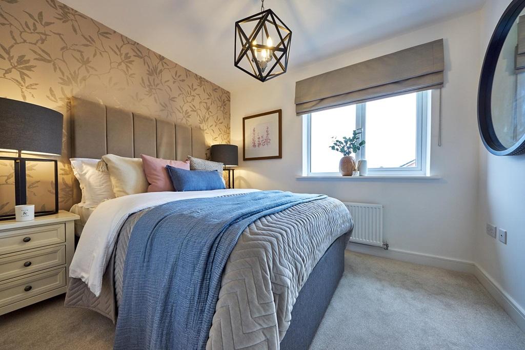 Bedroom 1 is spacious and bright