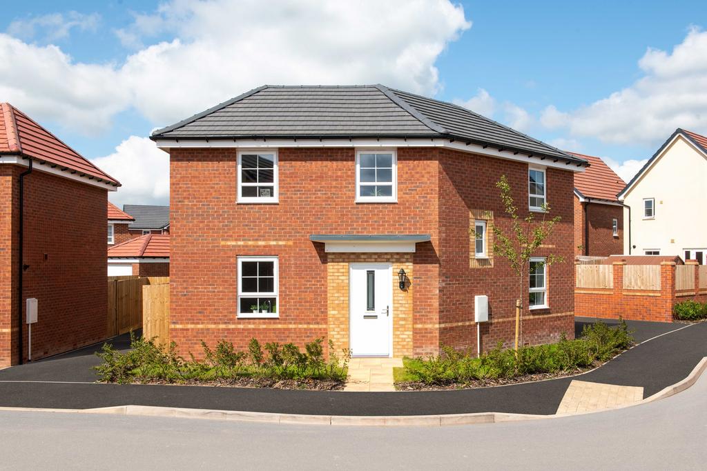 Exterior view of our 3 bed Lutterworth home