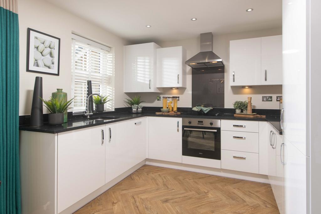 Internal image of the Ellerton kitchen