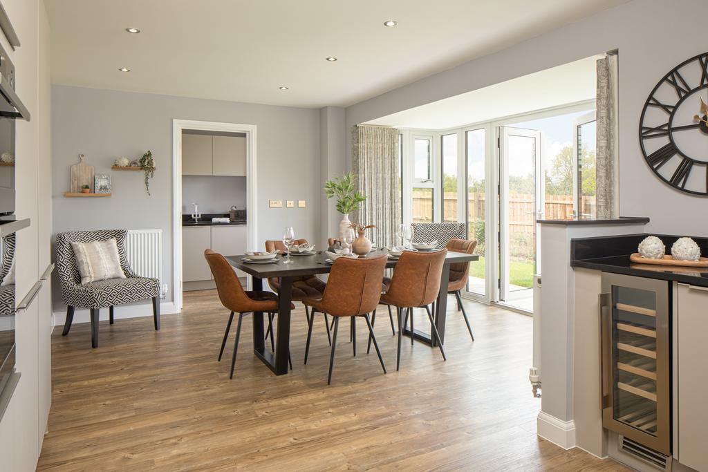 Dining area in the Holden 4 bedroom home