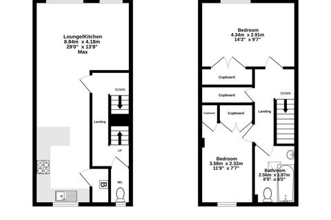 2 bedroom maisonette for sale, Oak Street, St. Dials Court Oak Street, NP44