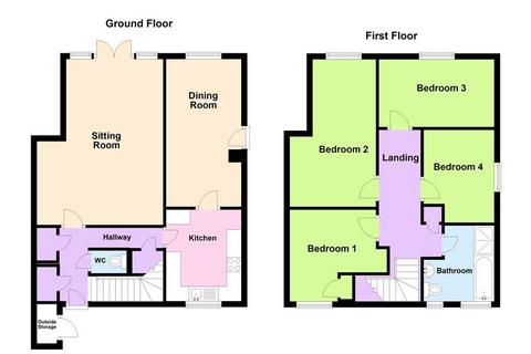 4 bedroom semi-detached house for sale, Oak Tree Close, Evesham