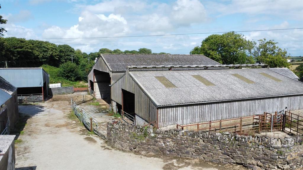 FORMER CUBICLE &amp; SILAGE PIT SHEDS