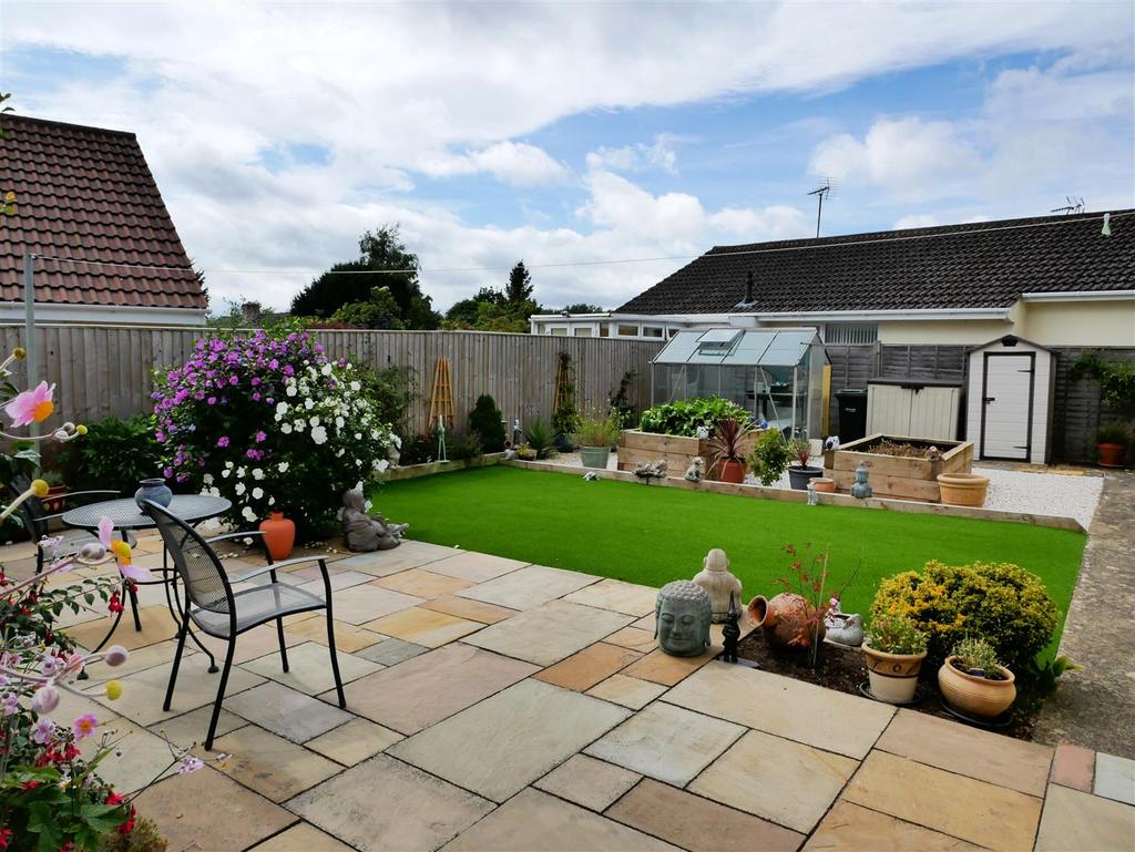 Southerly rear garden
