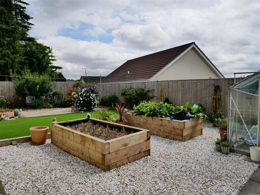 Southerly rear garden