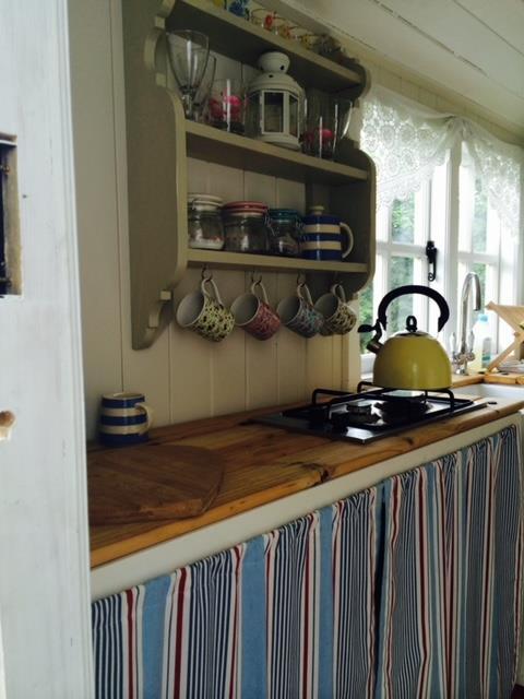 Inside Shepherd's hut
