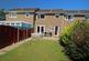 Rear of property
