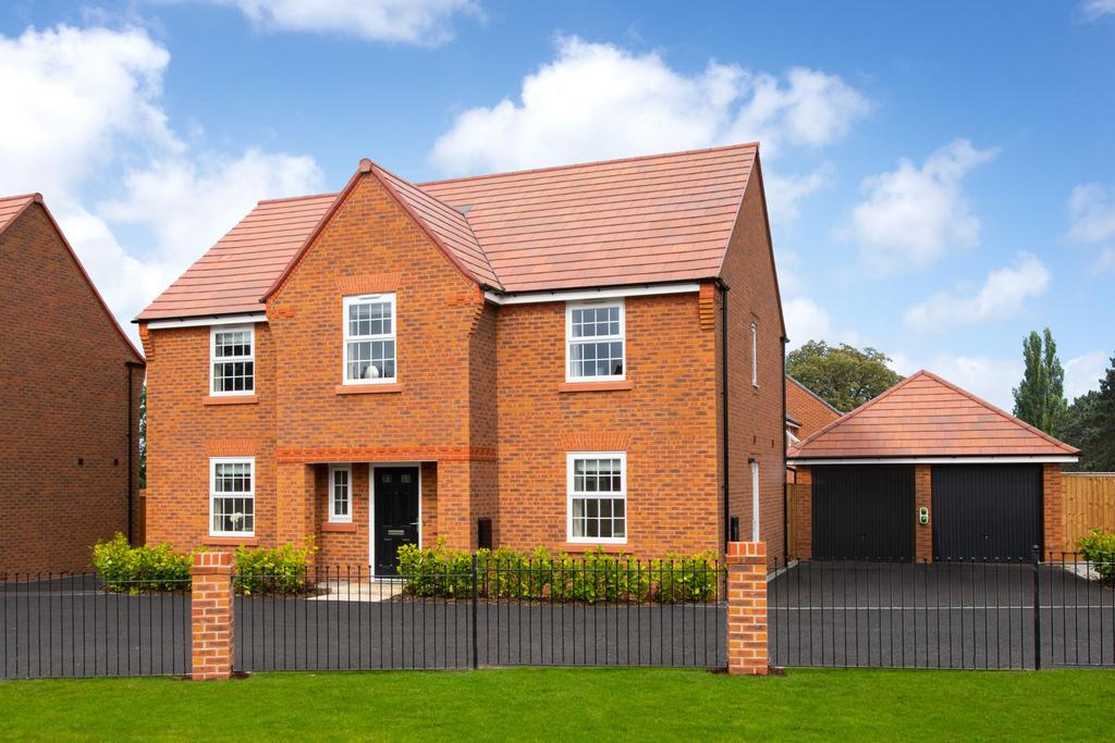 Outside view of detached Winstone style home