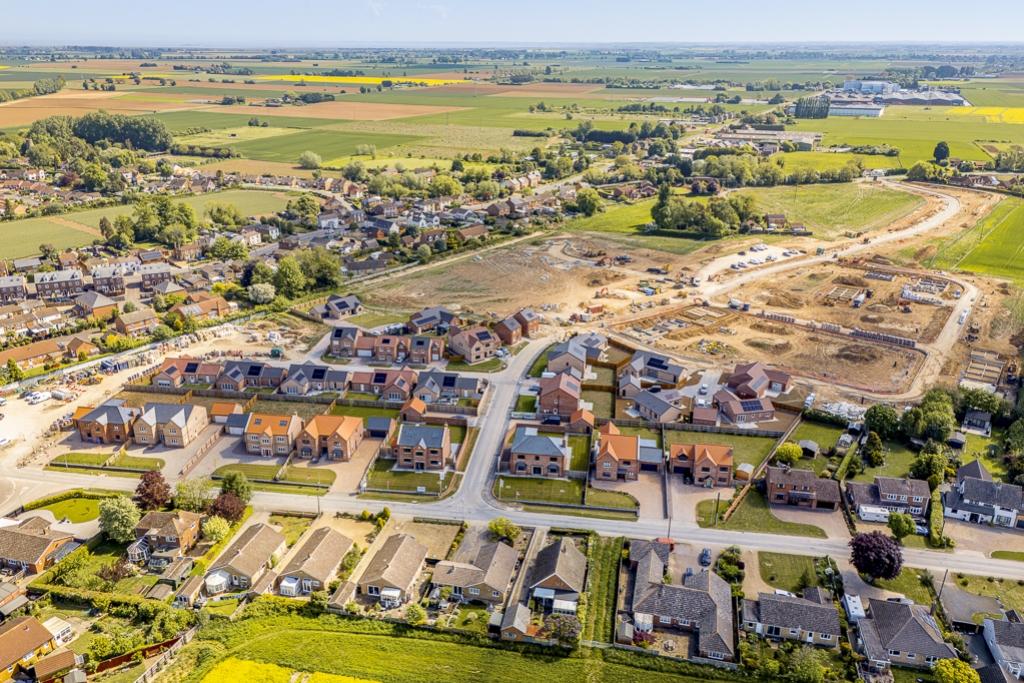 Aerials. Brunswick Fields (Long Sutton)-1