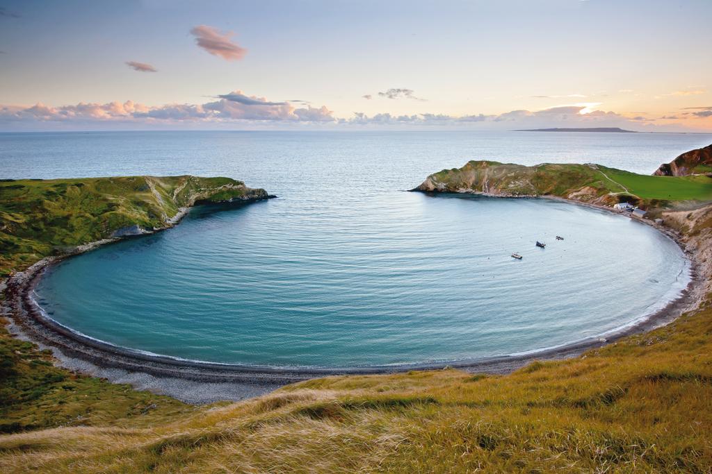 Nearby Lulworth Cove