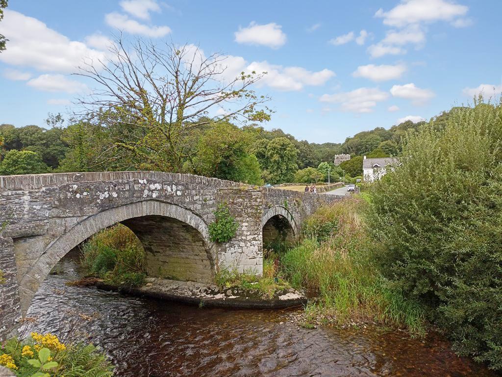 Bridge and Church In Nevern Village