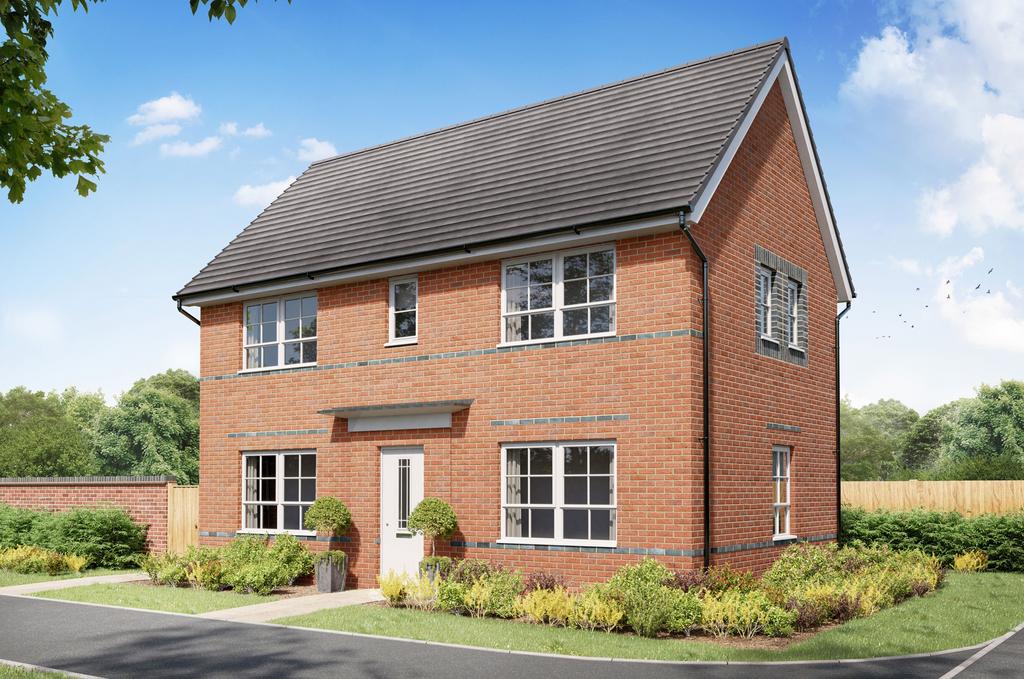 Exterior CGI elevation of our 3 bed Ennerdale home