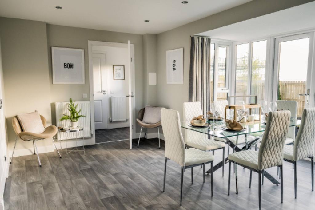 Open plan dining area