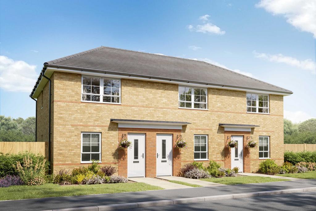 Exterior CGI view of our 2 bed Kenley home
