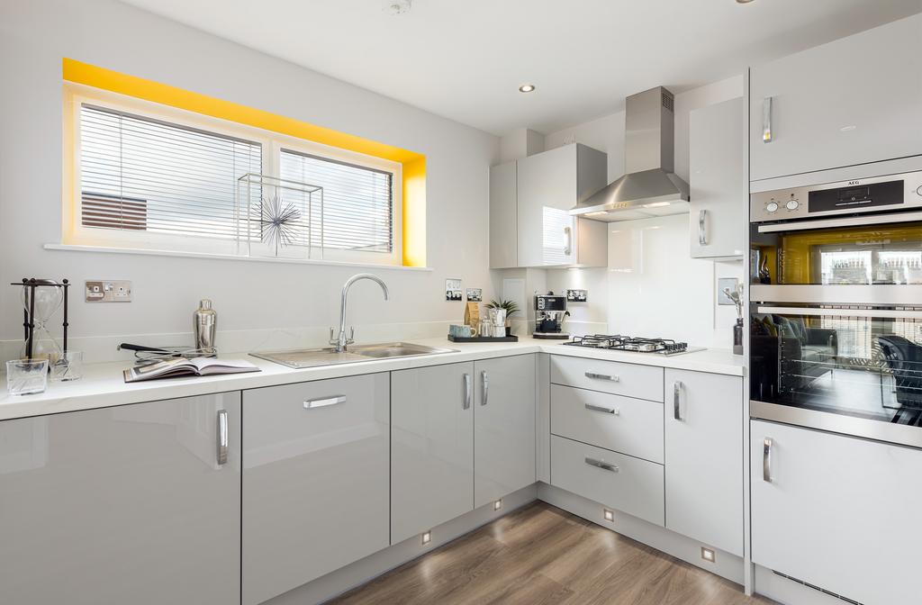 Kitchen in one bedroom apartment