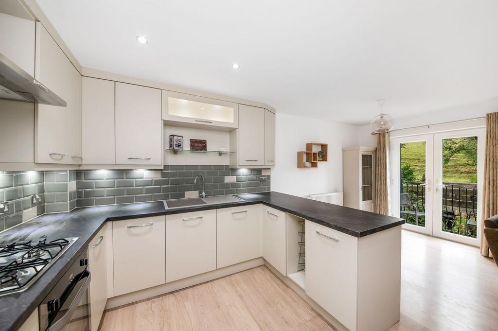 Open plan living dining kitchen