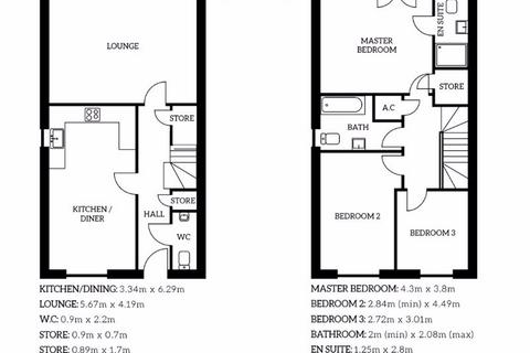 3 bedroom semi-detached house for sale, Plot 28, Folkestone Road, Dover REF#00025466