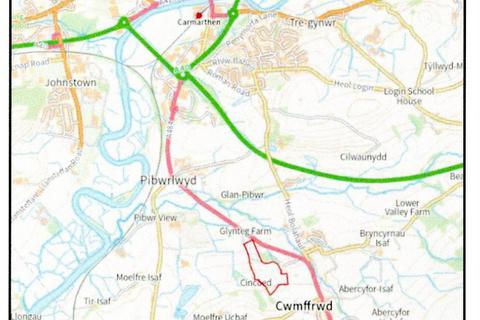 Land for sale, Cwmffrwd, Carmarthen