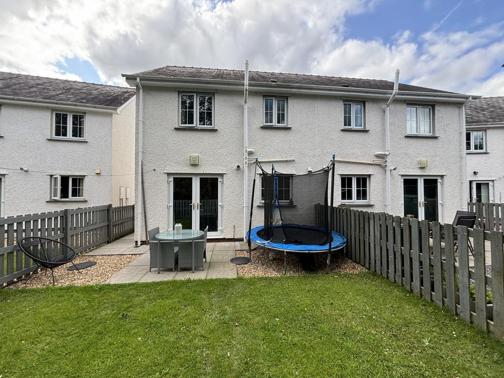Rear of property