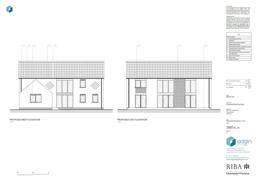 Plot 2 west elevation