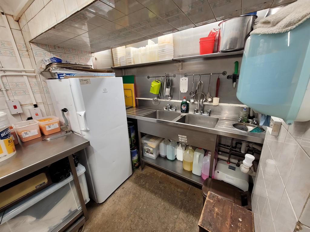 Open Plan Kitchen and Storage Area