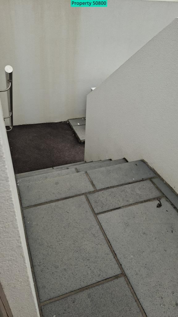 Steps to car park space